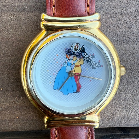 Disney Cinderella Prince Charming Limited Edition Watch Japan Movt Leather Strap main image 6